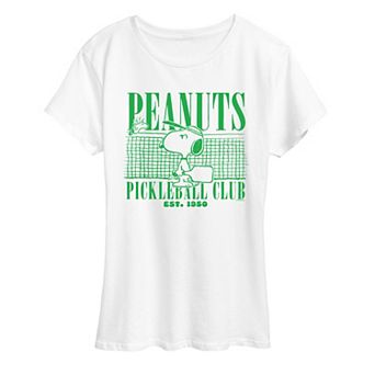 Women's Peanuts Pickleball Club Est. 1950 Graphic Tee