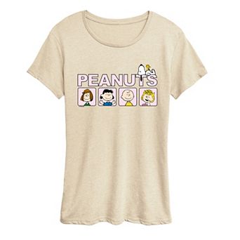 Women's Peanuts Crew Blocks Graphic Tee