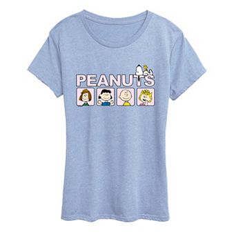 Women's Peanuts Crew Blocks Graphic Tee