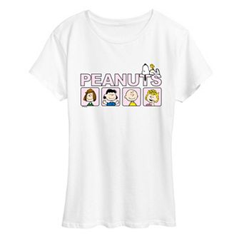 Women's Peanuts Crew Blocks Graphic Tee