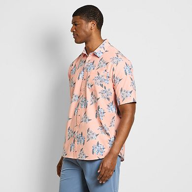 Big & Tall Hurley Short Sleeve Stretch Woven Shirt