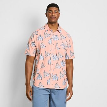 Big & Tall Hurley Short Sleeve Stretch Woven Shirt