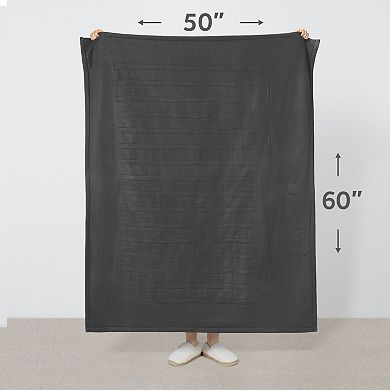 Sunbeam Electric Heated Fleece Throw Blanket
