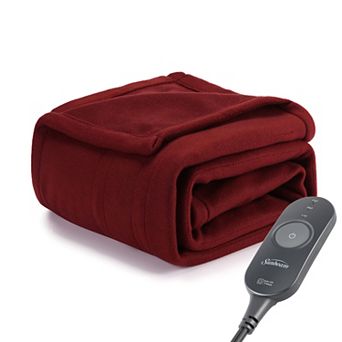 Sunbeam Electric Heated Fleece Throw Blanket