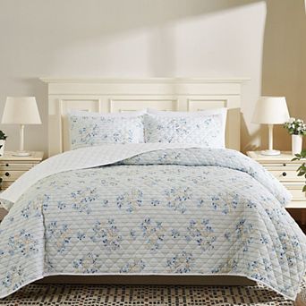 Cottage Classics Emma Floral Quilt Set with Shams