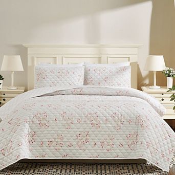Cottage Classics Emma Floral Quilt Set with Shams
