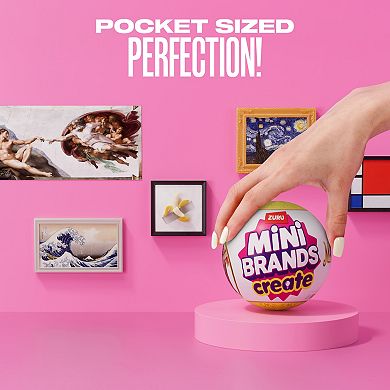 Mini Brands Create Mini Masterpieces Collectible Art Set