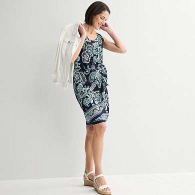Petite Robbie Bee Sleeveless Sarong Dress