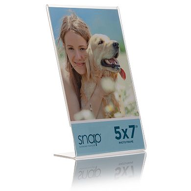 New View Gifts & Accessories 5" x 7" Clear Acrylic Self Standing Frame 12-pk.