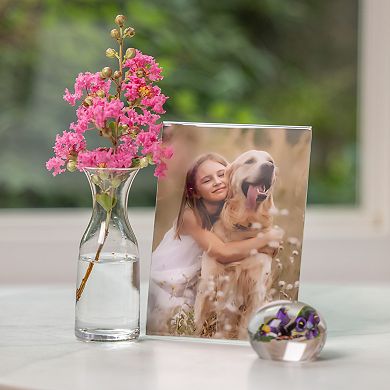 New View Gifts & Accessories 5" x 7" Clear Acrylic Self Standing Frame 12-pk.