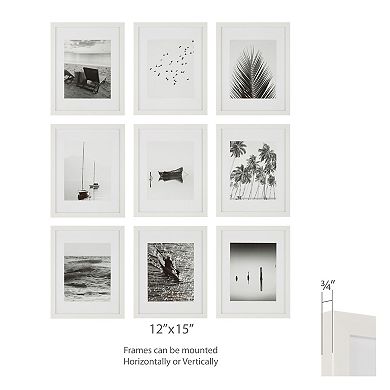 New View Gifts & Accessories 8" x 10" 9-pc. Gallery Wall Picture Frame Set