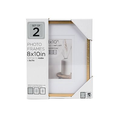 New View Gifts & Accessories 2-pc. 8 x 10 Double Matted Picture Frame Set