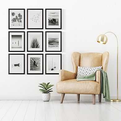 New View Gifts & Accessories 9-pc. 11" x 14" Picture Frame Set with Decorative Art Prints