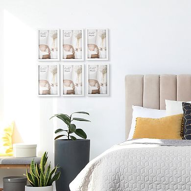 New View Gifts & Accessories 4" x 6" Set of 6 Picture Frames