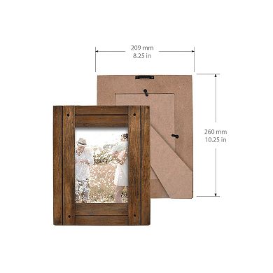 New View Gifts & Accessories 5" x 7" 2-pc. Two-Way Distressed Wood Picture Frame Set