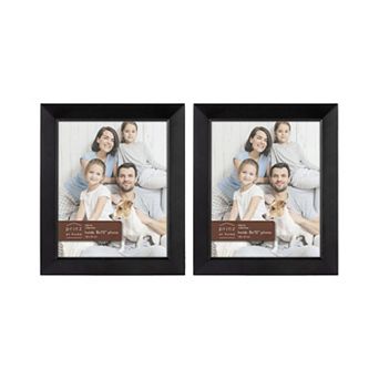 New View Gifts & Accessories 2 pc Black Wood Picture Frame Set