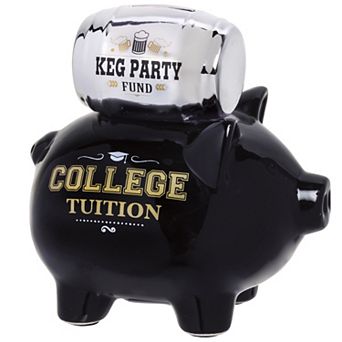 New View Gifts & Accessories College Tuition Ceramic Piggy Bank