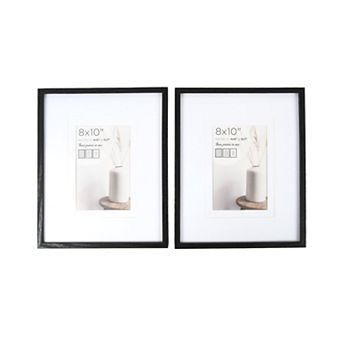 New View Gifts & Accessories 2 pc 8" x 10" Double Matted Picture Frame Set