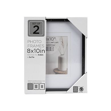New View Gifts & Accessories 2-pc. 8" x 10" Double Matted Picture Frame Set
