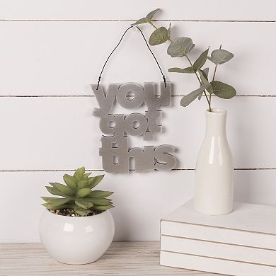 New View Gifts & Accessories 4" x 6" Sentiment Hanging Wall Decor with Twine Hanger