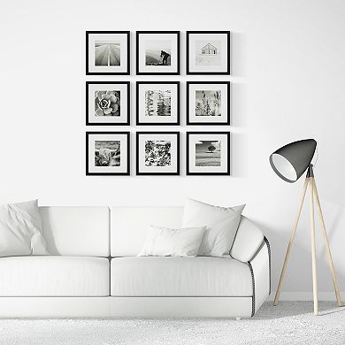 New View Gifts & Accessories 9-pc. 8" x 8" Picture Frames with Decorative Art Print Set