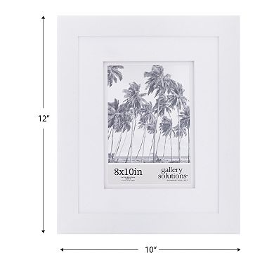 New View Gifts & Accessories 8" x 10" Double White Mat Picture Frame