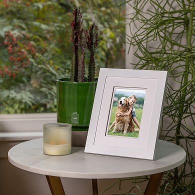 New View Gifts & Accessories 8" x 10" Double White Mat Picture Frame