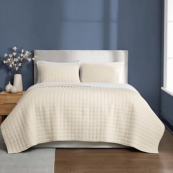 Brooklyn Loom Essential Cotton Quilt Set with Shams