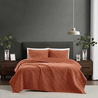 Brooklyn Loom Corduroy Pinsonic Quilt Set with Shams