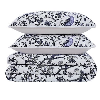Brooklyn Loom Ava Floral Quilt Set with Shams