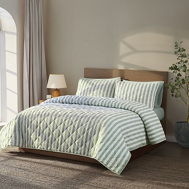 Brooklyn Loom Stripe Quilt Set with Shams