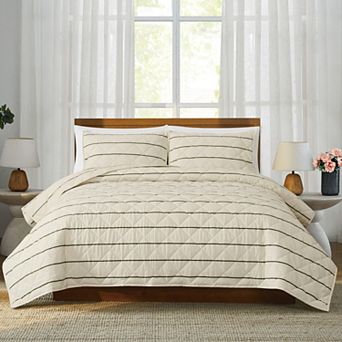 Brooklyn Loom Haywood Stripe Quilt Set