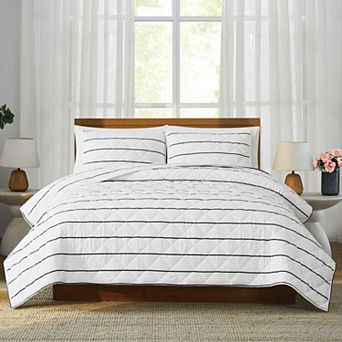 Brooklyn Loom Haywood Stripe Quilt Set