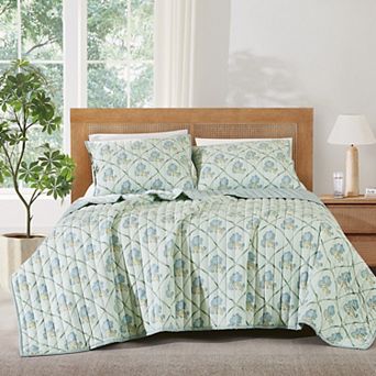Brooklyn Loom Floral Quilt Set with Shams