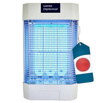 Flowtron Diplomat Indoor Bug Zapper, 2000 Sq Ft Electric Fly & Insect Killer W/120W UV Light & More