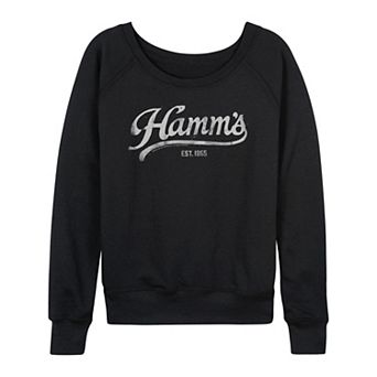 Women's Hamm's Logo Distressed French Terry Long Sleeve Tee