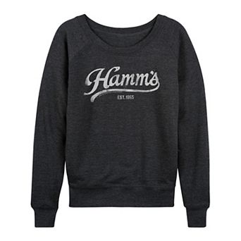 Women's Hamm's Logo Distressed French Terry Long Sleeve Tee