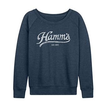 Women's Hamm's Logo Distressed French Terry Long Sleeve Tee