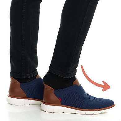 Marc Joseph New York South Street Mens Hands-Free Slip On Technology Lightweight Mesh Oxfords