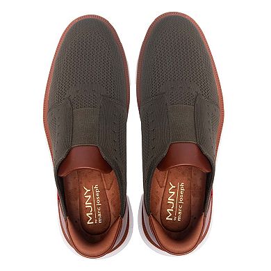 Marc Joseph New York South Street Mens Hands-Free Slip On Technology Lightweight Mesh Oxfords
