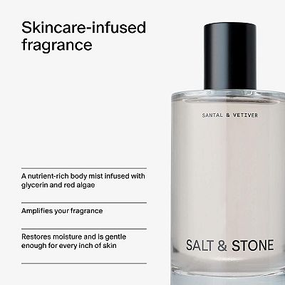 Salt & Stone Santal & Vetiver Body and Hair Fragrance Mist
