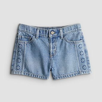 Girls 6-16 SO® Adaptive Star Denim Shorts