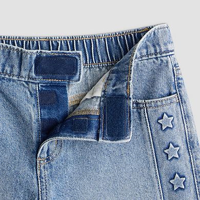 Girls 6-16 SO® Adaptive Star Denim Shorts