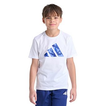 Boys 8-20 adidas Camo Logo Short Sleeve Sportswear Tee