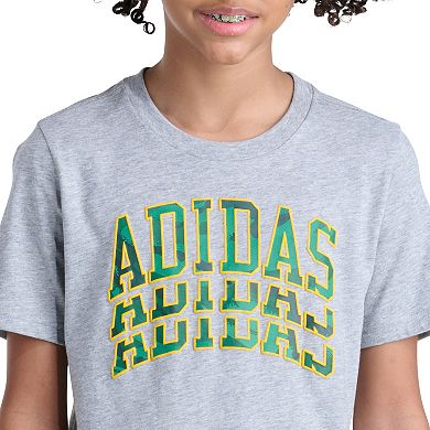 Boys 8-20 adidas Short Sleeve Camo Echo Heather Tee