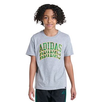 Boys 8-20 adidas Short Sleeve Camo Echo Heather Tee