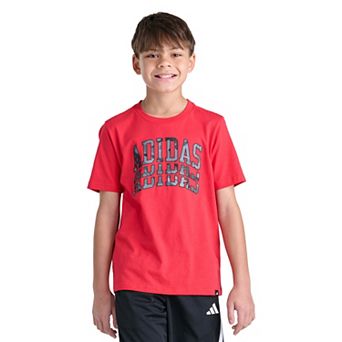 Boys 8-20 adidas Short Sleeve Camo Echo Heather Tee