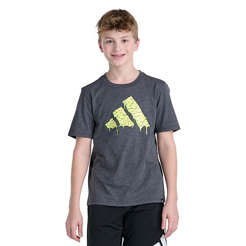 Детские футболки Boys 8-20 adidas Short Sleeve Slime Logo Graphic Tee