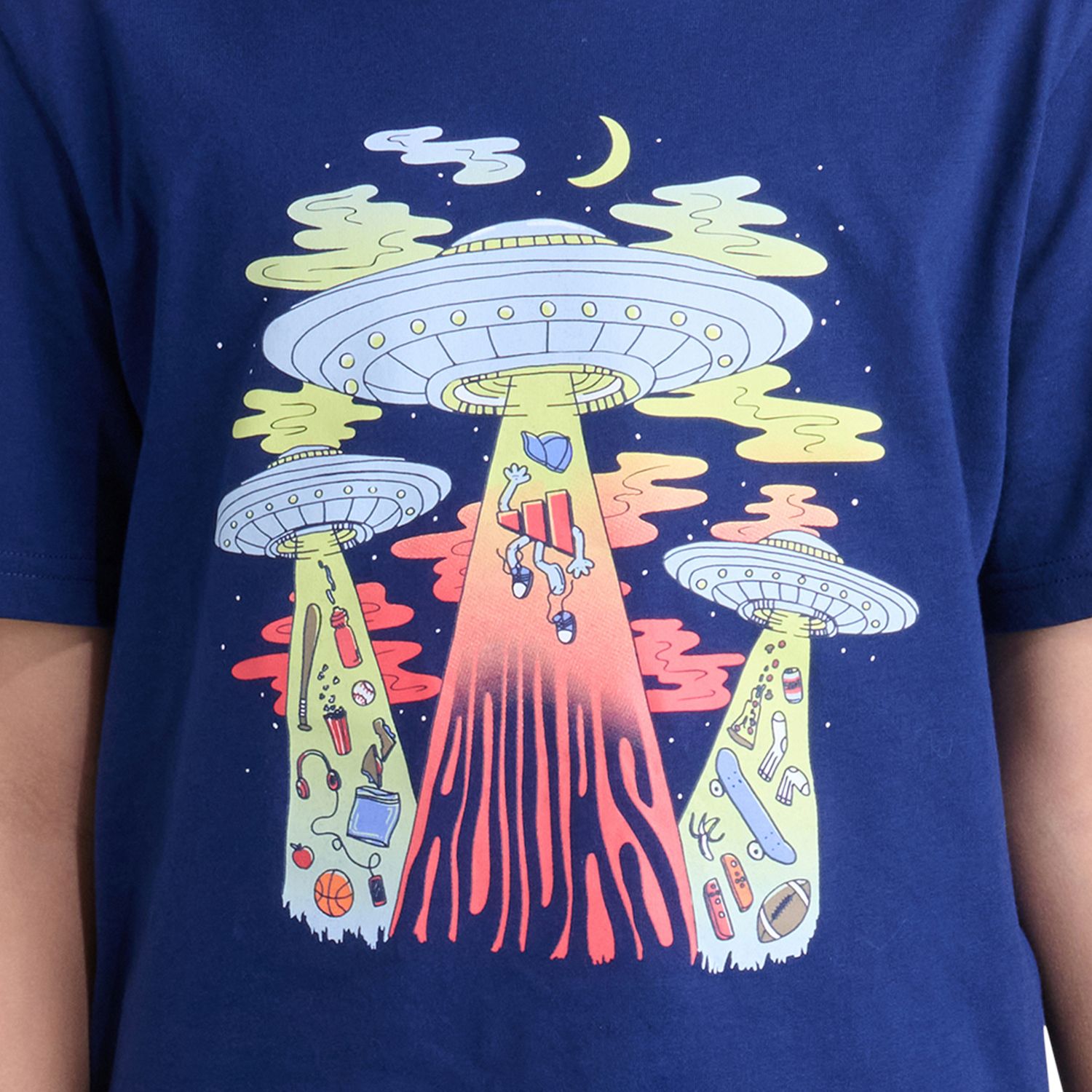 Футболка adidas Beam Me Up Graphic для мальчиков — фото 2
