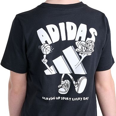 Boys 8-20 adidas Short Sleeve Serving Up Sport Graphic Tee